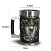 Suministro de Comercio Exterior Abastecimiento Transfronterizo Vikingo Creativo Oráculo Taza de Cerveza Taza Grande de Agua Taza de Acero Inoxidable