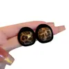 Pendientes Geométricos Irregulares con Estampado de Leopardo de Lujo Ligero de Moda para Mujer, Estilo Minimalista, Diseño de Nicho, Pendientes de Gama Alta