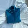 Suéter de Punto Versátil de Cuello Alto Estilo Dopamina para Mujer Otoño e Invierno 2025 Top Básico de Manga Larga de Cuello Alto