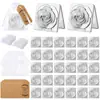 Venta Caliente Transfronteriza Rosa Plegable de Bolsillo Mini Lupa Portátil Espejo de Maquillaje Espejo Pequeño Set de Regalo