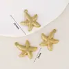 Pingentes da Série Marinha em Aço Inoxidável Pingente de Concha Estrela do Mar Acessórios para Joias DIY Pingente para Pulseira Colar Chaveiro