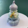 Artículo popular: Adorno de calabaza pequeña de cerámica giratoria de cristal, ideal para mesas de té, salas de estar o como decoración creativa para coche.; perfecto como regalo