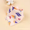 Toalla triangular de algodón para bebé toalla para recién nacido anti-escupir leche agua saliva toalla para bebé niño y niña babero de algodón toalla base para babero