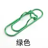 Clipe de Caneta Colorido de Metal em Formato de Coração, Fivela de Caneta Personalizada, Acessório de Caneta, Material de Escritório Multifuncional, Clipe de Caneta para Estudante