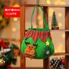 Bolsa de Regalo de Navidad para el Cuello Calcomanía Feliz Flor Bolso de Mano Bolsa de Dulces Bolso de Mano Infantil de Dibujos Animados Bolsa de Manzana Bolsa de Regalo