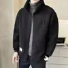 2025 Nuevo Estilo Coreano Ropa Exterior de Algodón Cachemir para Hombre Chaqueta Engrosada con Forro Polar Ropa Casual de Otoño e Invierno para Hombre Marca de Moda