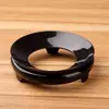 Base para Ornamento de Cabaça, Base de Resina Plástica, Bandeja para Artesanato com Bola de Cristal, Base de Ovo de Avestruz