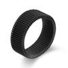 Anel de malha de aço inoxidável transfronteiriço 8MM alta qualidade moda masculina anel três cores malha anel de aço titânio não desbota