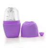 Rodillo de Silicona Platino Masajeador Facial Rodillo de Hielo/Molde de Hielo para Rostro Guía de Hielo Dispositivo de Belleza