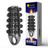 Funda de Púas de Diente de Lobo de Cristal con Bolas Explosivas, Juguete Sexual para Adultos Usable para Hombre Diente de Tigre Dragón, Herramienta Auxiliar SM Venta al por Mayor