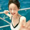 Song Qian con collar de estrella de cinco puntas de colores para mujer, cadena de cuello de estrella infantil para vacaciones de verano, cadena de clavícula de caramelo arcoíris