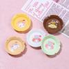 Color queso animal plato comida juego crema pegamento diy hecho a mano pinza para el pelo casero material de refrigerador accesorios de resina