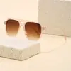 Gafas de Sol Retro Nuevas Transfronterizas de Doble Varilla, Moda Simple, Montura Grande, Gafas de Sol Ins, Gafas de Sol, Parasol, Personalizadas, Gafas de Océano