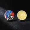 Moneda Conmemorativa F-16 Combat Falcon de la Fuerza Aérea de los Estados Unidos Insignia de Cazador Internacional Moneda de Plata Souvenirs Militares Coleccionables