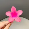 Venta Caliente Transfronteriza Pinza Flor de Huevo Pinza de Pelo Flor de Bauhinia Pinza Lateral Disco de Cabeza Trasera Pinza de Tiburón Pinza de Pelo de Flor de Color