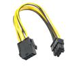 Cable de extensión de alimentación para CPU de 8 pines 8 pines para placa base de computadora, cable de extensión de alimentación, cable adaptador, cable 8p macho-hembra