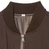 Chaqueta Bomber Informal Versátil de Color Sólido para Mujer, Novedad Primavera 2026 Transfronteriza AliExpress 1315724