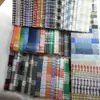Tela a Cuadros Tintada en Hilo de Lino y Algodón Camisa a Cuadros Lavada de Dos Tonos de Algodón y Lino Tela a Cuadros Transpirable y Suave de Lino y Algodón