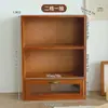 Estante de Almacenamiento Estilo Ins para Cosméticos Escritorio de Oficina Caja de Almacenamiento de Madera para Escritorio Estilo Retro Francés Cajón de Perfume Dormitorio
