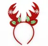 Nueva diadema de cuernos de Navidad fiesta navideña diadema navideña accesorios para el cabello accesorios para actuaciones infantiles venta al por mayor