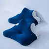 Almohada Multifuncional de Espuma Viscoelástica para Dormir en la Cama, Adecuada para Acostarse Boca Arriba o Boca Abajo, Usada para Leer, Jugar con el Teléfono y Proteger la Columna Cervical