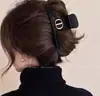Pinza de Plátano con Lazo Etiqueta Dorada Vintage para Mujer, Pinza Giratoria para Fijar Cola de Caballo Alta, Pasador para la Parte Posterior de la Cabeza Media Recogida, Accesorio para el Cabello