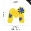 Etiquetas Bordadas por Computadora Venta Caliente Transfronteriza Parches Bordados de Letras Inglesas Coloridos Accesorios para Ropa Parches de Tela Bordada