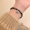Nueva pulsera de cuentas de piedra natural chinas ricas en huida, pulsera de bloqueo de paz costosa, marea nacional 2023, nueva pulsera de mariposa, suministro al contado
