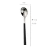 Conjunto de Talheres de Aço Inoxidável Estilo Ocidental Faca Garfo Colher Cabo com Clipe Fosco Amazon Transfronteiriço Garfo Colher Japonês-Coreano