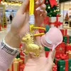 Colgante de Oro Puro 999 Estilo Chino, Llavero "Riqueza Instantánea", Correa para Bolso y Teléfono, Regalo al por Mayor