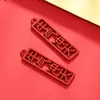Pendientes Estilo Chino Año Nuevo 2025 Material "Gong Xi Fa Cai" Pendientes Accesorios de Joyería Hechos a Mano DIY