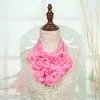 Nuevo Bufanda Creativa de Gasa de Seda de Hielo para Mujer, Bufanda Multifuncional para el Cuello, Accesorio de Moda Floral, Flor de Mano para Baile de Cuadrilla
