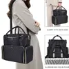 Mochila de Manicura Transfronteriza Nueva de 80 Compartimentos Gran Capacidad Multifuncional Desmontable Profesional para Manicurista Bolsa de Manicura de Doble Capa