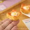 Acessórios de Resina Atacado Crocs Artesanais DIY Cola Cremosa Brinquedos de Comida em Miniatura Doces de Ovo em Camadas Atacado Chaveiros