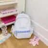 Mochila de Asas de Anjo com Bolinhas Céu Limpo Névoa Suave Estilo Sonhador Suave Passeio de Férias para Melhor Amigo Armazenamento Mochila Pequena