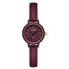Reloj Goldie Fashion Trend con Correa de Cuero Rojo Ankora Reloj de Cuarzo Rojo de Gama Alta Nicho Reloj Simple Retro para Mujer