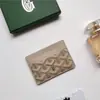 Porta-moedas PU de venda direta atacado dupla face com couro porta-cartões múltiplo em estoque marca da moda fábrica porta-cartões comércio exterior