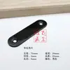Herrajes para Muebles Accesorios Placa de Hierro Conectora de Agujero Único Doble Ángulo de Esquina Gancho para Marco de Fotos Fijador de Ángulo Recto Ángulo de Hierro