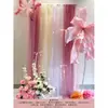 Decoración de Ambiente para Habitación de Boda Rosa Set de Boda Decoración de Arte Latte Sala de Estar de la Novia Bata de Baño Pared de Fondo para Fotos
