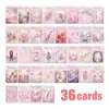 36 cartas oráculo rosas cálidas para reflexión de crecimiento personal, juego de cartas oráculo TEMU transfronterizo