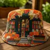 Colección de sitios web independientes transfronterizos nuevos de 2026: Sombrero de pescador y sombrero para el sol versátiles de arcoíris con estampado digital 3D y bordado acolchado, aptos para hombres y mujeres