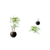 Planta Artificial Verde Nandina Bambu Planta Falsa High-End Luxo Leve Árvore Decorativa para Sala de Estar Ornamentação de Chão Interna Grande em Vaso