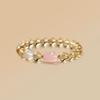 Pulseira de Citrino Natural Grau 7A Produtos Genuínos Cristal Rosa Natural Pixiu Pedra da Lua Design de Pulseira Presente Tanabata