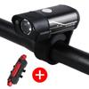 Luz de Bicicleta Ciclismo Nocturno Linterna Brillante Portátil Carga USB Iluminación Faro Impermeable Equipo de Ciclismo para Bicicleta de Montaña