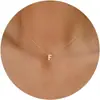 Amazon Transfronterizo Versátil Collar de 26 Letras Oro Colgante Pequeño Collar Personalizado Viajero Fiesta Regalo para Damas