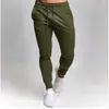 Calça Esportiva Casual Masculina Nova Primavera e Outono, Slim Fit, para Fitness, Calça Longa Masculina com Barra