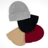 Conjunto de Três Peças 100% Lã Pura Outono e Inverno Chapéu de Tricô de Cor Sólida, Luvas, Cachecol para Homens e Mulheres, Design Quente e Sem Costura de Peça Única