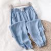 Calça Jeans Feminina Little Daisy Pura Tencel 2026 Verão Fina Slim-Fit Casual Jogger Cropped Harem para Mulheres
