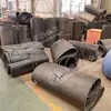 La banda alimentadora de carbón GLD, con un alambre de acero circular y caucho ignífugo, previene la desviación de la banda en los alimentadores de carbón.