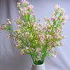 Aliento de Bebé Artificial Plástico Suave al Tacto de 3 Puntas Decoración de Boda Ramo al por Mayor Ramo de Flores Artificiales
